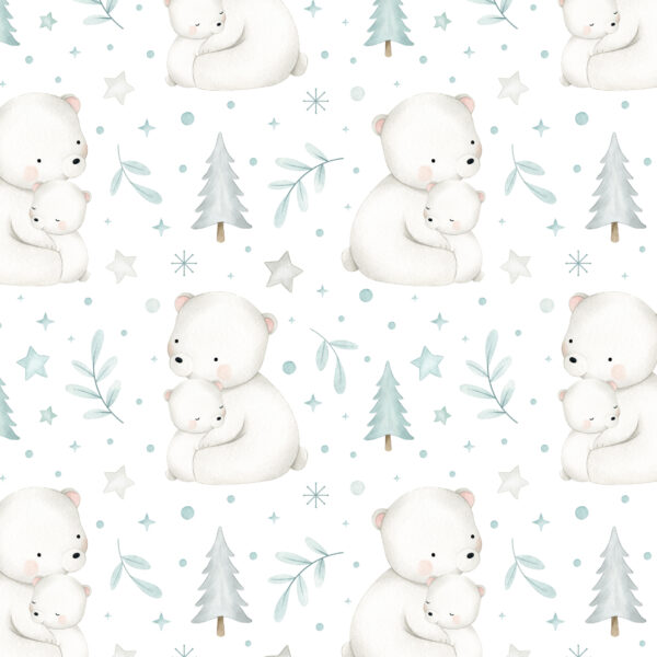 POLAR BEAR MOM AND CUB - Image 2